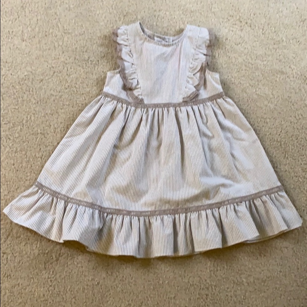 Toddler Girls Striped Dress
